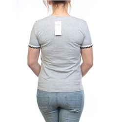 161-2 Футболка женская (95% хлопок, 5% спандекс) размер свободный 42-44