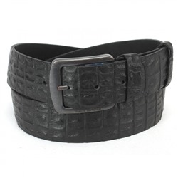 Ремень 40 мм BLACK TORTOISE взрослый 1470460901 рептилия,  черный 231082
