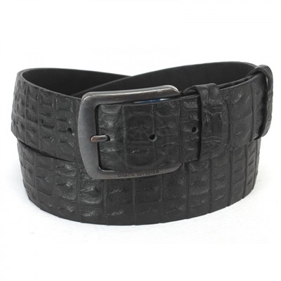 Ремень 40 мм BLACK TORTOISE взрослый 1470460901 рептилия,  черный 231082