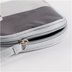 Аптечка дорожная, 14х11х2 см, серая