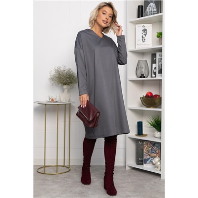 Платье Хюгге (темно-серое) П14121-25М