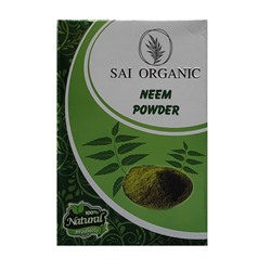 NEEM POWDER, Sai Organic (НИМ ПОРОШОК для волос, Саи Органик), 100 г.