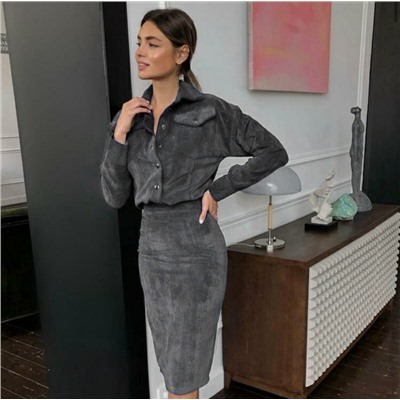 Костюм с юбкой 895863