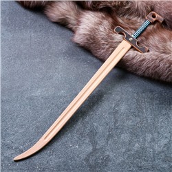 Сувенирное деревянное оружие "Сабля воеводы", массив бука, 65 см, микс