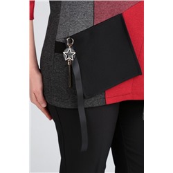 Grace for you 224/3 красный, Брюки,  Джемпер