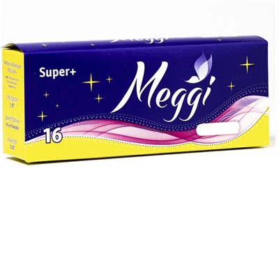 Тампоны гигиенические  Meggi Super + 16шт