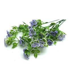 Букет  Интерьерный Розочка куст.искусственная пластиковая 5гол. 35см сирен. DP29-1 АКЦИЯ! СКИДКА 15%