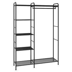 Гардеробная система "Валенсия 1" (VALENCIA 1 clothes rack) ГСВ1 Ч (Черный)
