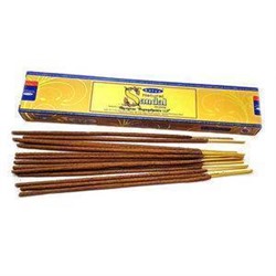 NATURAL SANDAL Incense, Satya (Благовония НАТУРАЛЬНЫЙ САНДАЛ, Сатья), 15 г.