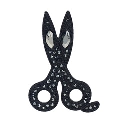 Брошь «Стразовые ножницы» 5,5см