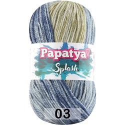 Пряжа Kamgarn SPLASH PAPATYA