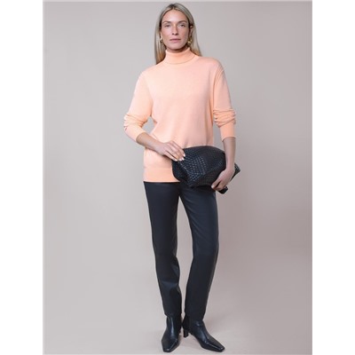 Свитер тонкой вязки из хлопка с кашемиром