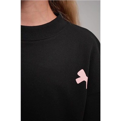 Свитшот оверсайз для девочки из футера трехнитки Happyfox