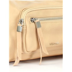 Сумка женская искусственная кожа VSH-V-0246,  1отд,  плечевой ремень,  бежевый 253634