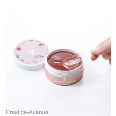 Гидрогелевые патчи с цветами гибискуса Jayjun Cosmetic Roselle Tea Eye Gel Patch 60 шт.
