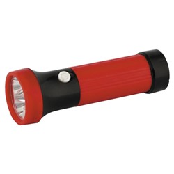 Фонарик на батарейках ULTRA FLASH 3002-ТН (3LED,3*R3,1режим) красный
