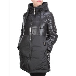 Z618-1 BLACK Куртка демисезонная женская (100 гр. синтепон) размеры 54