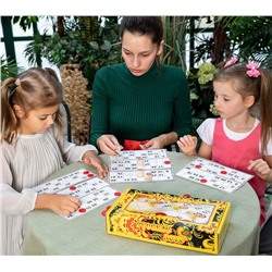 Настольная игра «Русское лото» в подарочной коробке с деревянными бочонками