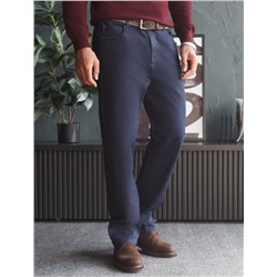 Джинсы утепленные прямые из эластичного денима с мягким флисом