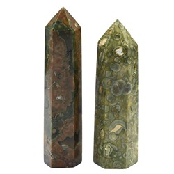 Кристалл из яшмы океанической "Карандаш" 24*24*87мм, 90-99г