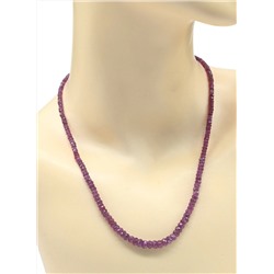 Бусы из Рубина огранка рондель 3-5мм, 49см, 16,9г.