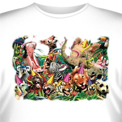 Футболка Art_Brands «Party Animals» (Вечеринка животных, 10782)
