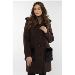 02-1323 Пальто женское утепленное