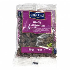 BLACK CARDAMOM, East End (КАРДАМОН ЧЁРНЫЙ целый, Ист Энд), 50 г. - СРОК ГОДНОСТИ ДО 31 МАЯ 2025 ГОДА