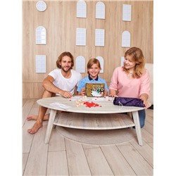 Настольная игра русское лото в жестяной коробке «Русские узоры» с деревянными бочонками