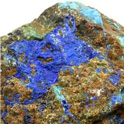 Коллекционный камень азурмалахит 82*50*52мм, 255г
