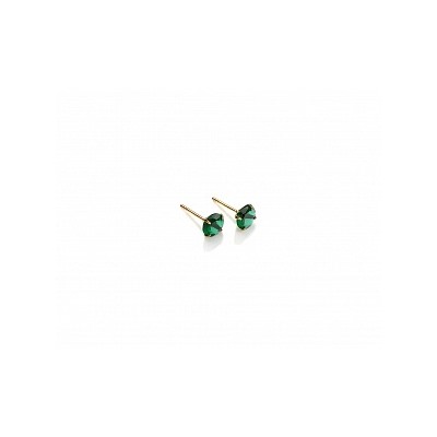 Серьги-гвоздики PR1469 -4 изумр