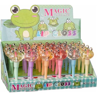 Блеск для губ MAGIC LIP GLOSS Лягушка LС-724 Karite (мин.6шт.)