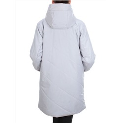 M818 LIGHT GRAY Куртка демисезонная женская (100 гр. синтепон) размер 52