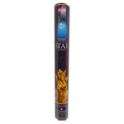 Hem Incense Sticks THE STAR (Благовония ЗВЕЗДА, Хем), уп. 20 палочек.