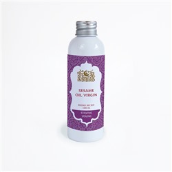 SESAME VIRGIN OIL, Indibird (КУНЖУТ ХОЛОДНЫЙ ОТЖИМ Масло для массажа и ухода за кожей, Индибёрд), 150 мл.