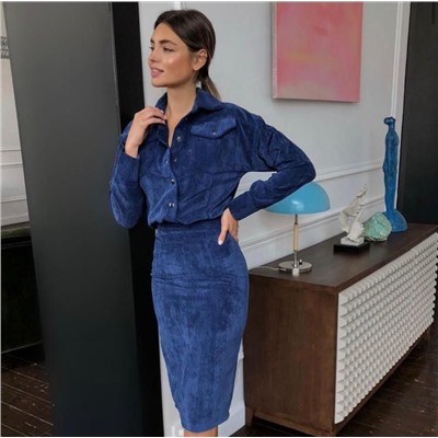 Костюм с юбкой 895862