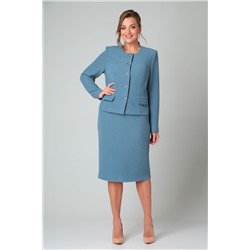 Verita 2176 голубой, Юбка,  Жакет