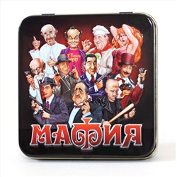 Карточная игра «Мафия» в жестяной коробке