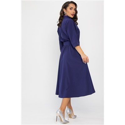 Платье с поясом Доминанта НЬЮ (чернильно-синий) П14343-16М