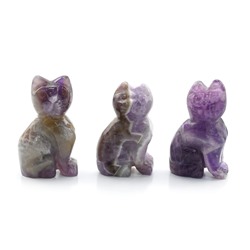 Кошка из аметиста 28*18*47мм.