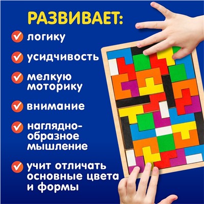 Пазл деревянный «TetrisWood»