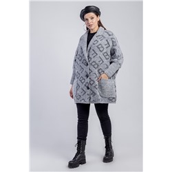 Bonadi М-1631 светло_серый, Пончо