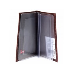 Обложка для автодокументов Premier-О-7 натуральная кожа коричневый тем пулл-ап (152)  216276