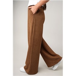 Брюки палаццо из футера для девочки Happyfox