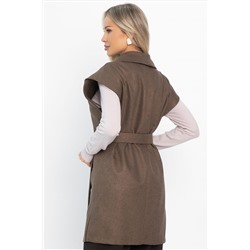 Жилет костюмный Жюлли (шоколад) Б14488-4М