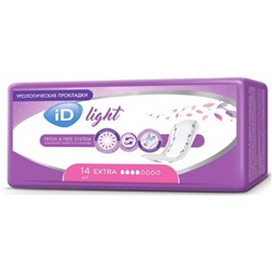 ID Урологические прокладки Light Extra 14шт. (512мл.) АКЦИЯ! СКИДКА 10%