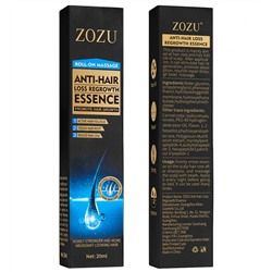 Эссенция укрепляющая против выпадения волос с массажными роликами ZOZU Anti-Hair Loss Essence, 20 мл.