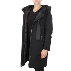 21-976 BLACK Куртка зимняя женская  AIKESDFRS (200 гр. холлофайбера) размеры 48-50-52-54-56-58