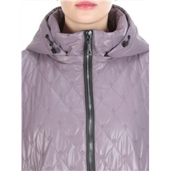 M816 GRAY/PURPLE Куртка демисезонная женская (100 гр. синтепон) размер 56