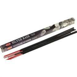 Hem Incense Sticks SILVER RAIN (Благовония, привлекающие деньги СЕРЕБРЯНЫЙ ДОЖДЬ, Хем), уп. 8 палочек.